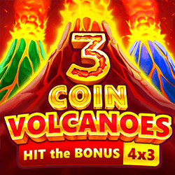 3 Coin Volcanoes casino game by 3 Oaks