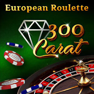 300 Carat European Roulette casino game by Leap Slot