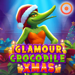 Glamour Crocodile Christmas casino game by Onlyplay