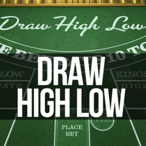 Draw High Low casino game by Betsoft