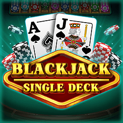 Single Deck Blackjack casino game by Platipus